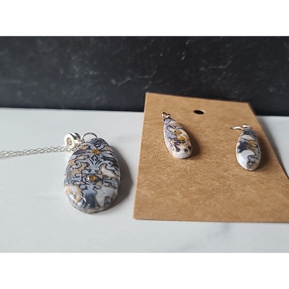 925 Polymer Clay Jewelry Set, NEW - Picture 5 of 10